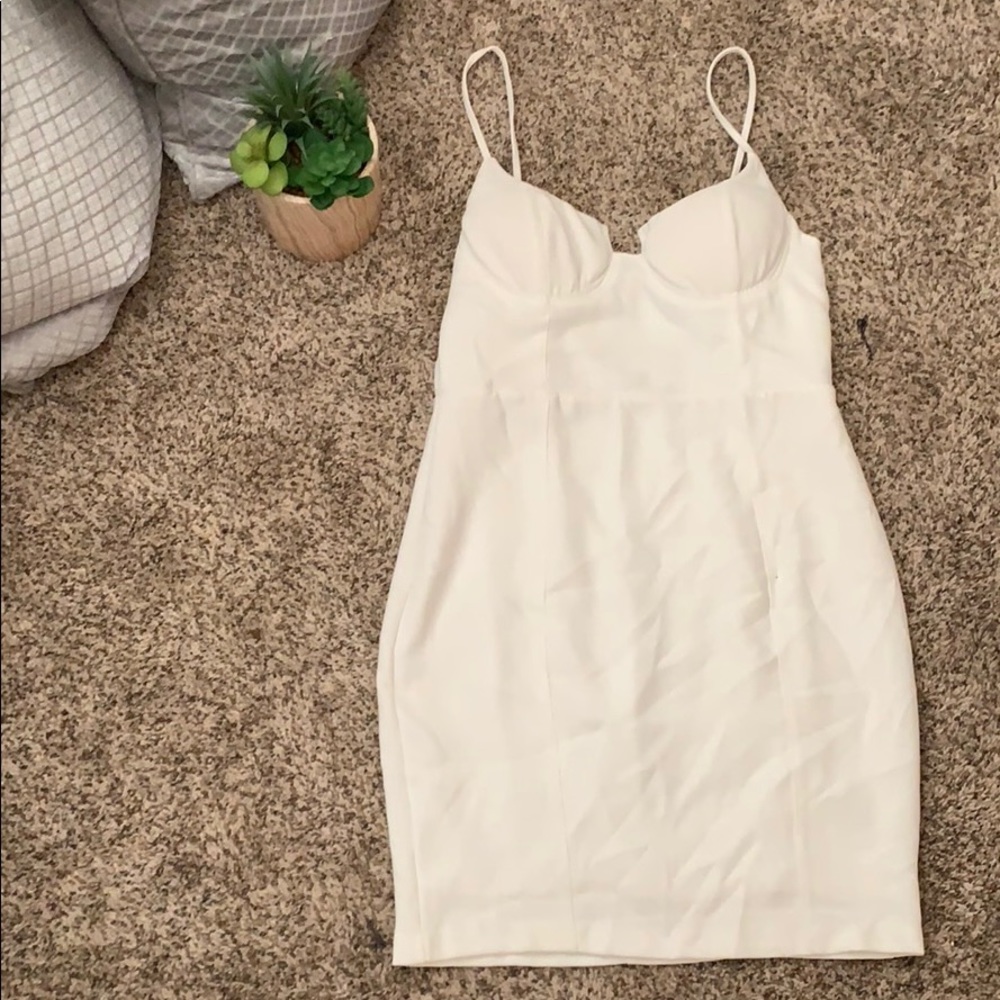 White forever21 mini dress NWT